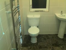 Complete Bathroom Refit  01 - 15 - Toilet, Basin & Towel Radiator Fitted